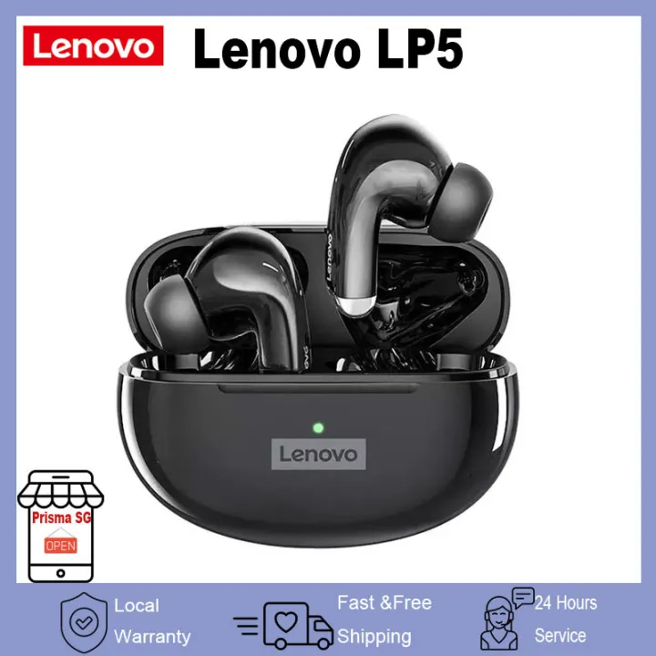Lenovo LP5 True Wireless Earphone TWS Noise Canceling Touch Control  Bluetooth Earbuds Low Latency Handfree Earpods with HD Stereo Sound  Earpieces headphone Earpod Microphone audio headset gaming with mic |  Lazada Singapore