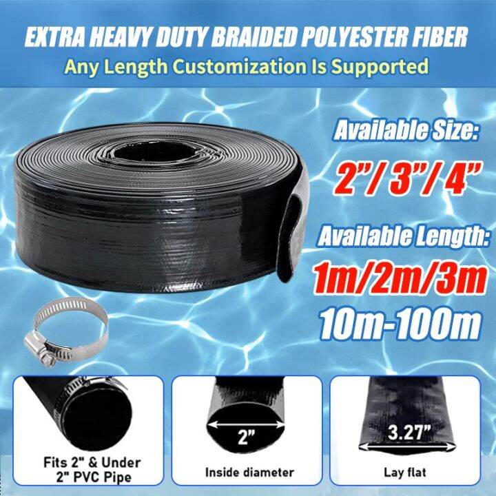 Kawasaki Type PE Flex Discharge Duct Hose PE Lay Flat Garden High