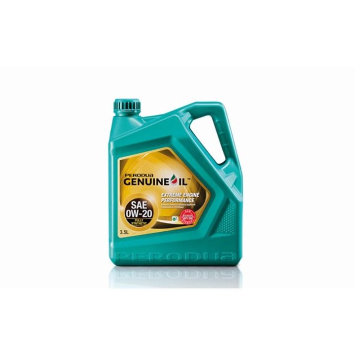 Perodua Engine Oil 0w20 0w 20 Fully Synthetic 35l Lazada 