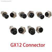 ✾ GX12 2/3/4/5/6 Pin Male Female Plug Socket Circular Aviation Connector Wire Panel Connector for Radios Mic