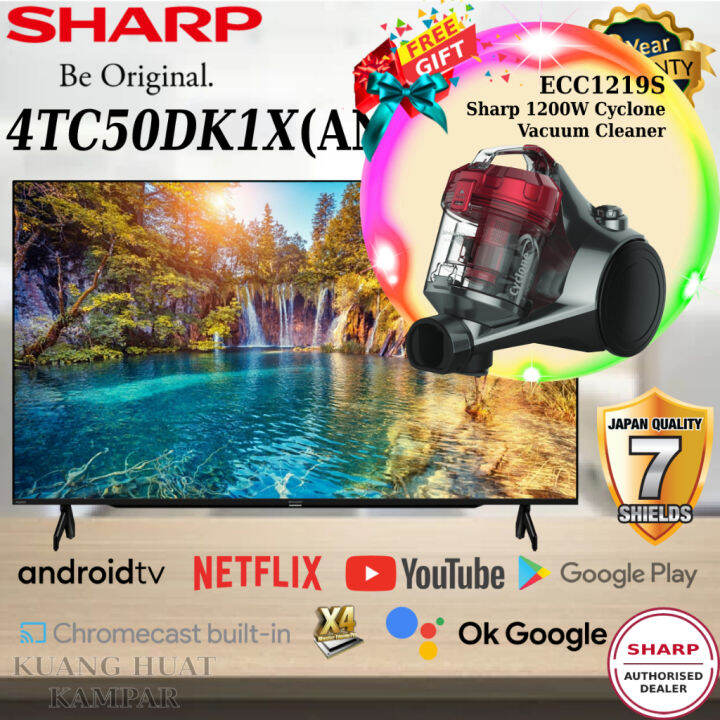 SHARP 50 INCH 4K UHD ANDROID TV 4TC50DK1X Lazada