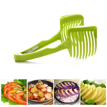 1pc Onion Slicer With Holder & Lemon Slicer, Vegetable Meat Slicing Thin  Tool For Home Kitchen