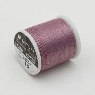 1 Roll MIYUKI/FGB Beading Nylon Thread 0.1mm 0.2mm Rattail Satin Cord for  Seed Beads Braided Bracelet Macrame Jewelry Making