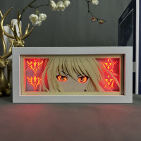 Fate Stay Night Saber Face สำหรับตกแต่งห้องเกมมังงะกระดาษตัด Fate Stay อะนิเมะ Night Light โคมไฟ Saber Light Eye Light