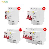 【LZ】№☍  Protetor atual residual DZ47LE RCD RCCB MCB montagem do trilho do ruído seccionador interruptor 230 V 400V 6A-63A