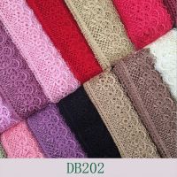 [HOT!] 15 yards high quality lace embroidery lace DIY handicraft jewelry clothing wedding / gift boxes and other decorative lace DB202