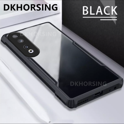 DKHORSING เคสโทรศัพท์โปร่งใสสำหรับ HONOR 90 5G / HONOR 90 Lite/ HONOR 70 Lite เคสกันชน TPU อะคริลิค Honor90เกราะกันกระแทก5G เคสโทรศัพท์มือถือ Honor 90 Lite 2023
