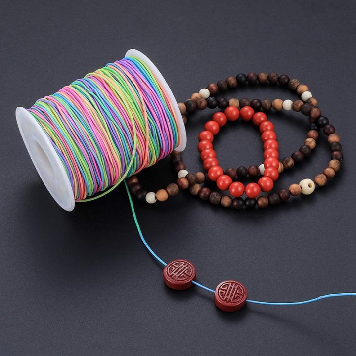 elastic-cord-beading-cords-threads-rainbow-color-stretch-string-cord-fabric-crafting-string-for-bracelet-craft-making