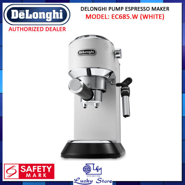 (Bulky) DELONGHI EC685.W DEDICA PUMP ESPRESSO COFFEE MACHINE, EC685