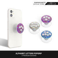 PopSockets อักษรตัวอักษร PopGrip | ที่จับโทรศัพท์ระดับพรีเมี่ยม | ที่วางโทรศัพท์ที่ดีที่สุดและเหมือนกับที่ยึดแหวนโทรศัพท์ | รองรับการวางโทรศัพท์ตั้งโต๊ะและการยึดโทรศัพท์ในรถยนต์ | ที่ยึดโทรศัพท์มือถือที่วางโทรศัพท์และที่จับโทรศัพท์เซลล์สำหรับทุกยี่ห้อ