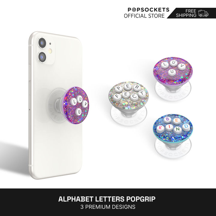 PopSockets Letter “J” Alphabets Phone Grip PopSocket Pop Socket