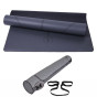 Thảm Tập Yoga Định Tuyến Da PU 5mm -Màu Xám+ Kèm Túi Đựng Cao Cấp và Dây Buộc Thảm Yoga Thảm Tập Gym Định Tuyến Da PU thumbnail