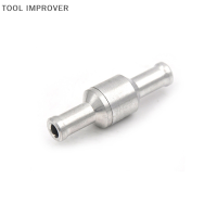 TOOL IMPROVER 5/16 8mm อลูมิเนียมอัลลอยด์ Inline One Way check Valve Fuel DIESEL PUMP Liquid