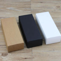 10pcslot 10 Sizes Kraft Black White Paper Box Blank Paper Gift Packaging Box Cardboard Box With Lid Gift Large Carton Boxes