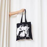 Coincidence SCREENED ROOM TOTE BAG กระเป๋าผ้าโพลีเอสเตอร์สกรีนลาย collection room