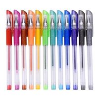 12pcsset Sketch Home Multifunction Write 15cm 0.8mm Durable Coloring Art Supplies Non Toxic Glitter Gel Pens