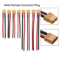 ENTREATY ชิ้นส่วน EXTINGUISH86EN4สายไฟ12 Awg/ 14 AWG อุปกรณ์เสริมรุ่น10CM/15CM ตัวเชื่อมต่อแบตเตอรี่หญิง/ชายตัวเชื่อมต่อ XT60สายลำโพงการขยายแบบคู่