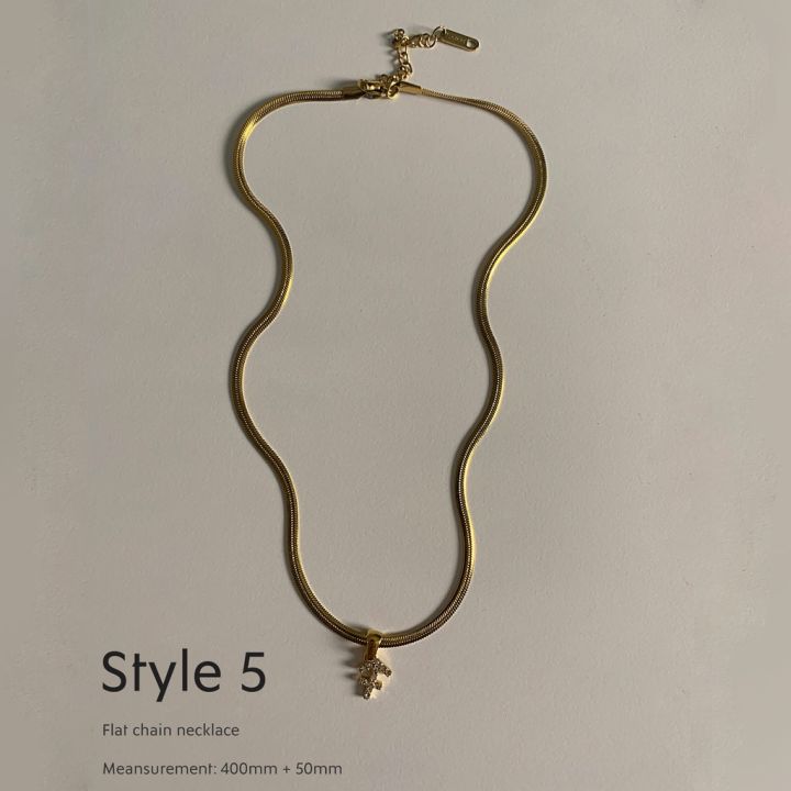 chic-appeal-5-minimal-necklace-สร้อยเปล่า-5-แบบขายดี