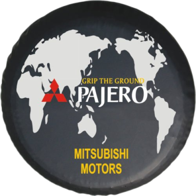 ฝาครอบยางอะไหล่หนาสำหรับ Mitsubishi Pajero Black Diamond Cheetah Jeep V73 ปิดถนนยางรถยนต์ฝาครอบยางอะไหล่ TSX4
