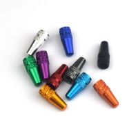 [HOT] 4Pcs Aluminum Alloy Road MTB Track Racing Bike Tube Tyre Bicycle Tire Wheel FV French Valve cap Presta AIR Valve Caps 6 colors