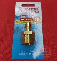 ปลั๊กสวมเร็วแปลงสายปั๊มอัดฉีดแรงดันสูง Sumo Quick Plug 1/4"/M22x1.5 แกน 15 มม.