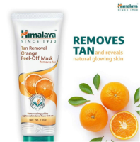 มาส์กลอกหน้าน้ำผึ้งและส้ม Himalaya Herbals Tan Removal Orange Peel-off Mask 100ml