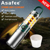 Asafee 800LM Exquisite Camping Portable Light CB-936 Work Light 30W LED/XHP50 LED Internal Battery Telescopic Zoom Press Switch IPX4 Waterproof Atmosphere decorative light