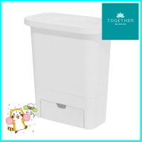 ถังขยะพร้อมที่แขวน GOMI ขนาด 7L สีขาวHANGING DUSTBIN ACCO GOMI 7L WHITE **สินค้าแนะนำ**