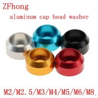 5/10pcs/lot Crown cap head aluminum washer M2 M2.5 M3 M4 M5 M6  Corlorful Aluminum Alloy Cap Head Gasket washer for RC parts Nails  Screws Fasteners