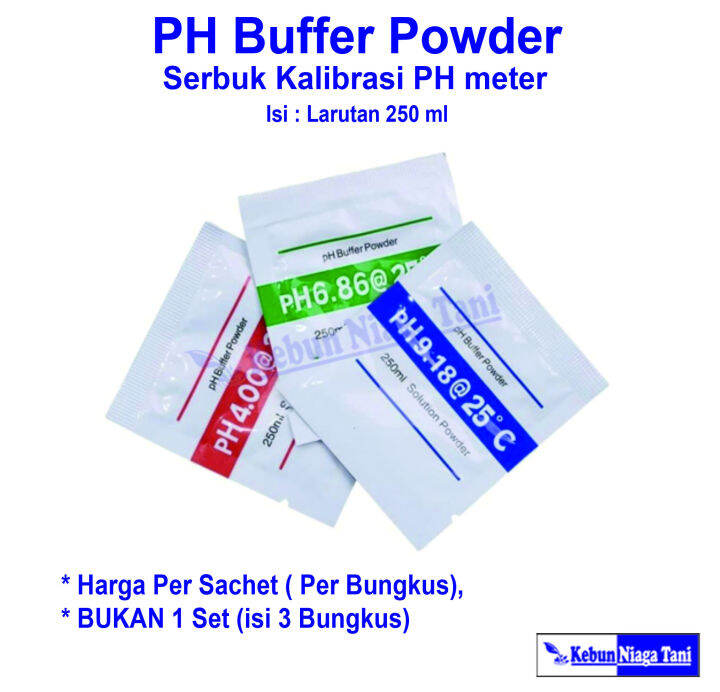 PH Buffer Powder Serbuk Kalibrasi PH meter 250 ml Lazada Indonesia