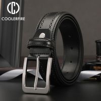 Belts for Men Business Work High Quality Genuine Leather Fashion Luxury Brand Jeans Designers Belts Men Belt Casual Strap HQ226