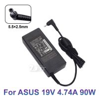 19V 4.74A 90W 5.5X2 5Mm แหล่งจ่ายไฟ AC อะแดปเตอร์โน้ตบุ๊ค R ขั้วต่อสำหรับแล็ปท็อป ASUS A46C X43B A8J K52 U1 U3 S5 W3 Z3 W7สำหรับโตชิบา