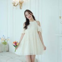 16-285 Ivory Duchess Lace Dress - Morningkiss Shop