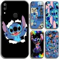 [ข้อเสนอพิเศษ] Romwe การ์ตูนน่ารัก Lilo Stitch สำหรับ Huawei Y9 Prime Y6 Y6P Y7 Y7P Y7S Y8S Y8P Y9 Y9A เคสโทรศัพท์ TPU ฝาครอบ Soft Shell กลับ Funda