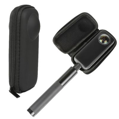 กระเป๋าใส่กล้องแบบพกพาสีดำกันน้ำป้องกันกล่องเก็บของสำหรับ Insta360 One X 3 One X 2 One X อุปกรณ์เสริมสำหรับกล้อง