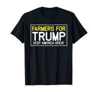 Farmers For Trump Farmer Gift Election Trump Supporter Men Tshirt