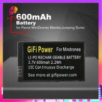 Ultrarich 600MAh LiPo B Attery สำหรับโดรนรูปนกแก้วขนาดเล็ก MamboJumping Sumo &amp; แมงมุมกลิ้ง