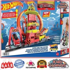 Hot Wheels Monster Trucks Arena Smashers 5-Alarm Fire Crash