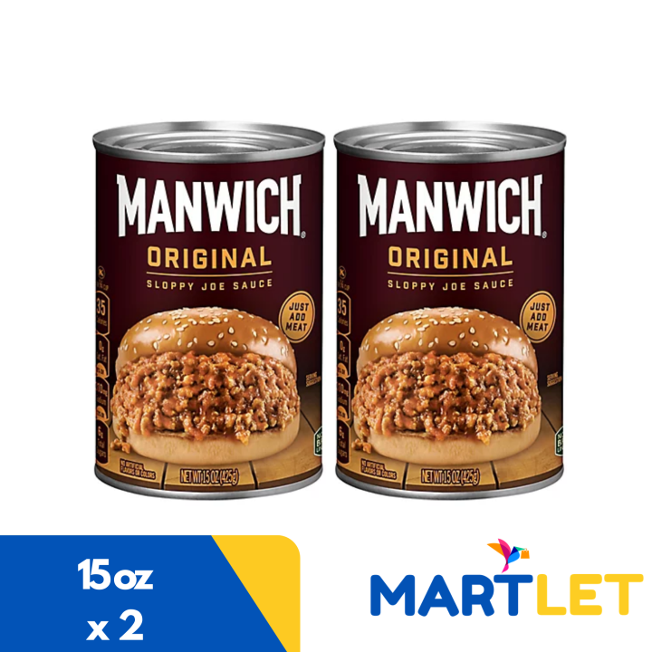 Manwich Original Sloppy Joe Sauce, 15oz set of 2 Lazada PH