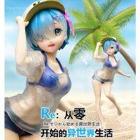 อะนิเมะ Re:Zero Rem in Transparent swimsuit blouse model figure doll รีเซทชีวิต ฝ่าวิกฤตต่างโลก ฟิกเกอร์อนิเมะ ของขวัญวันเกิด 23cm