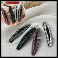 MESDAVIDJH 6PCS โลหะผสมอัลลอยด์ คลิปผม rhinestone อุปกรณ์เสริมผม คลิปด้านข้าง แฟชั่นสำหรับผู้หญิง ที่หนีบผมบีบีกัน ผมเส้นผม