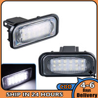 【 AM?ตัวชี้วัด LED หลอดไฟป้ายทะเบียนรถ2ชิ้นสำหรับ Mercedes Benz W203 4D Seda