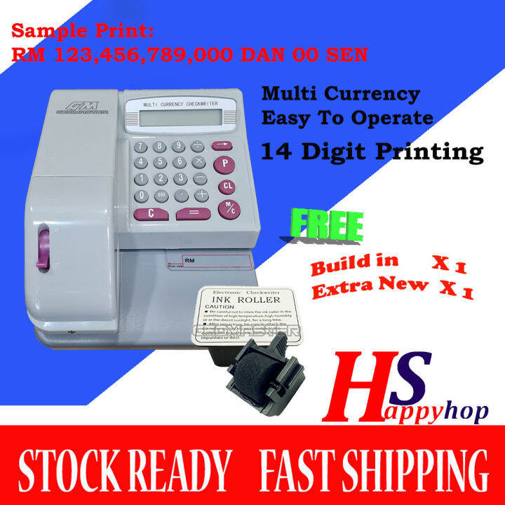 Cheque Writer Machine Local Device Lazada