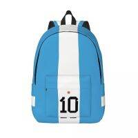 【jw】☸┇♛ Messied Soccer para Homens e Mulheres Canvas Bags Barcelona Lionel Futebol Daypack Laptop Computador Estudante Presente do negócio