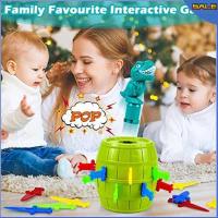 Pop Up Dinosaur Toys for 3-8 Year Old Boys Girls 3+ Year Old Girl Boy Gifts Fun Children Action Board Game Pop Up Dinosaur Toys