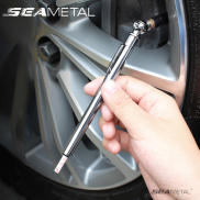 Seemetal áp suất lốp xe ô tô Bút dò mini hợp kim giao diện nhanh chóng