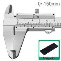 [QQL Hardware Tools] 0-150มม. 0.02สเตนเลสสตีลเวอร์เนียคาลิปเปอร์ดิจิทัลพร้อมกับกล่องเก็บของเครื่องมือวัดไม้บรรทัดเหล็ก