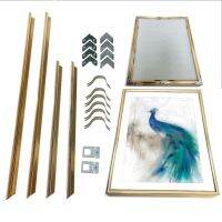 【CW】 Metal Photo FrameDIY Picture FrameGolden Three-Dimensional Posteru Mounting Manufacturer Sales