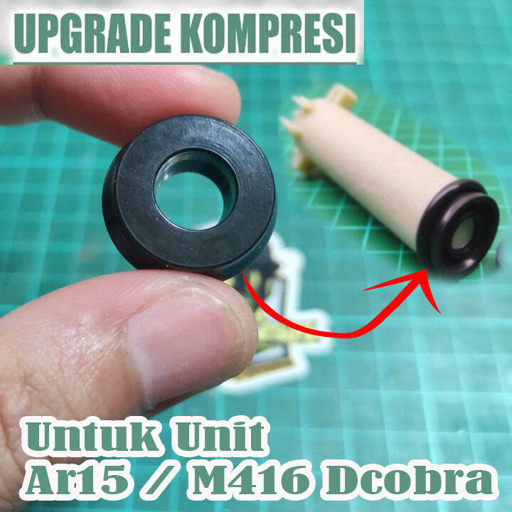 Part Upgrade Kompresi KARET PISTON M416 Dcobra Untuk Upgrade Unit ...