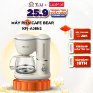 Máy pha cà phê mini tự động Bear KFJ-A06N2, Công suất 550W
